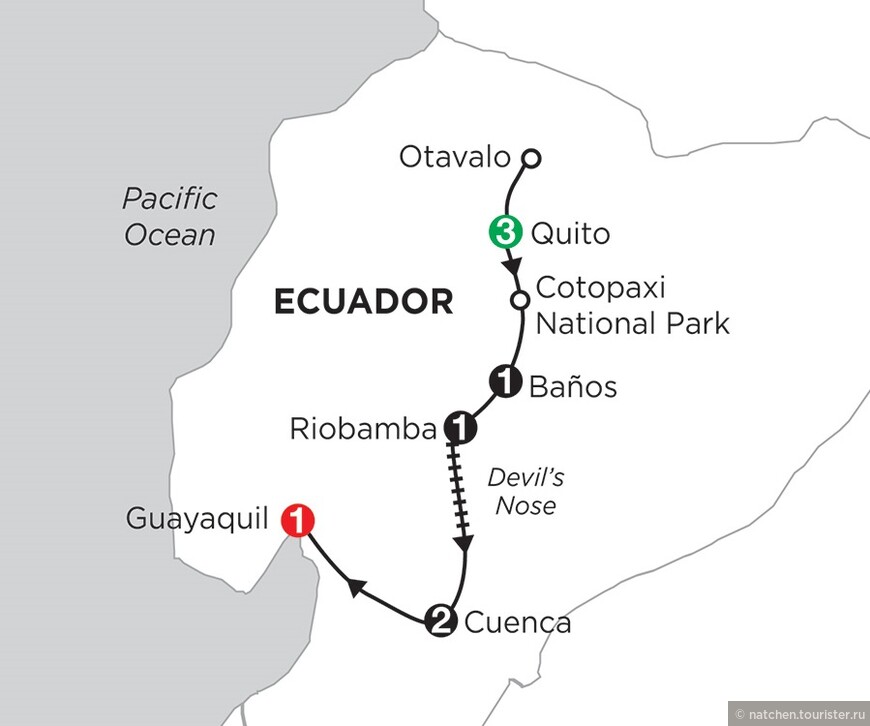 Нон-стопом по Эквадору: Кито – Баньос – Риобамба – Куэнка – Гуякиль. Let's go! 