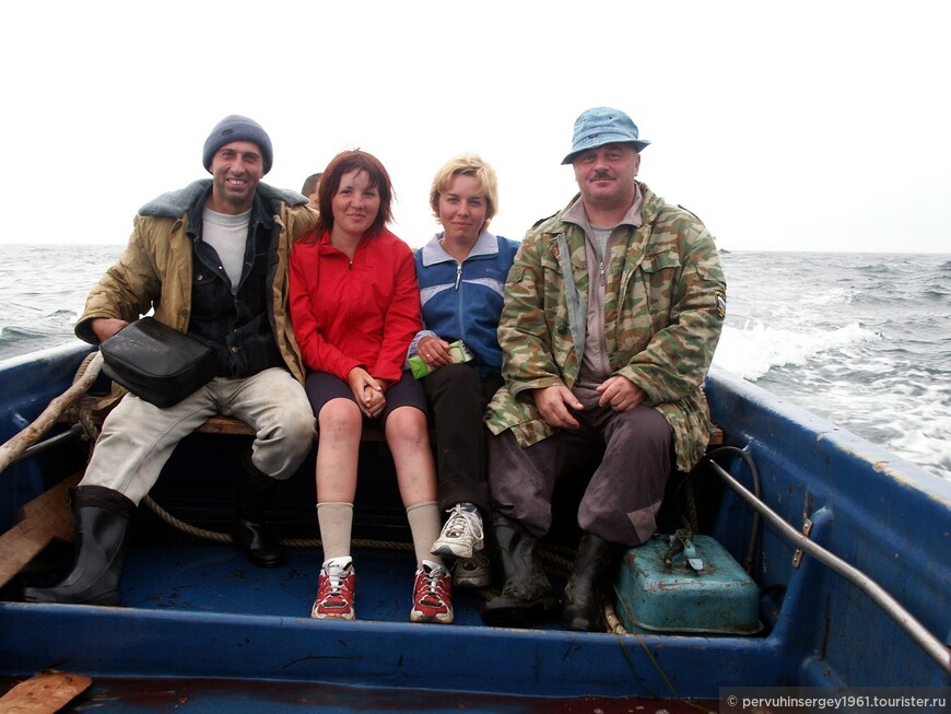 Счастливые рыбаки по выходу с мыса Анастасии
