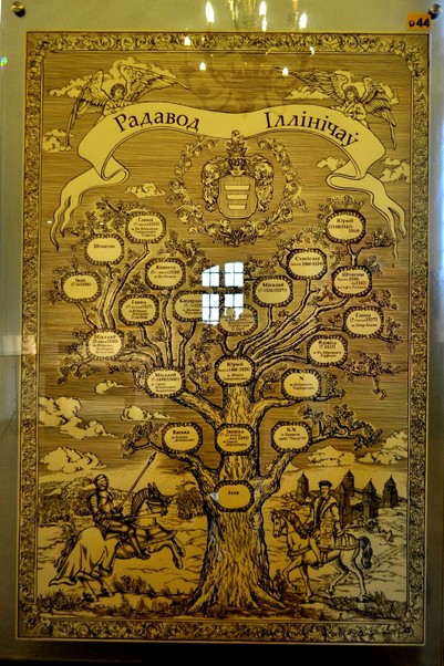 Генеалогическое дерево  (Радавод) Ильиничей, первых владельцев замка