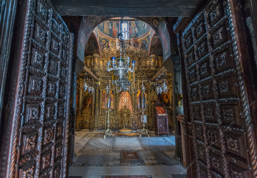 Остров Патмос храм Иоанна Богослова
