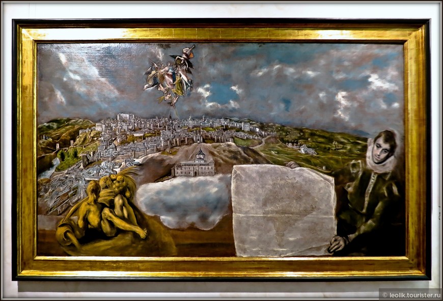 Вид и план Толедо - музей Эль Греко.