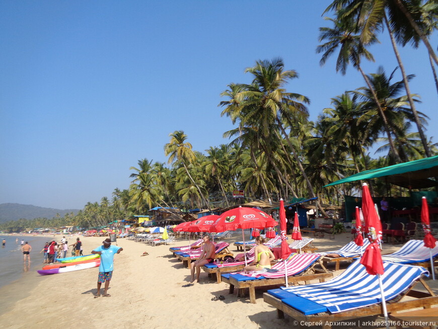 По лучшим пляжам Индии в Гоа. (Кола, Палолем, Давралем)