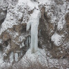 Медовые водопады зимой