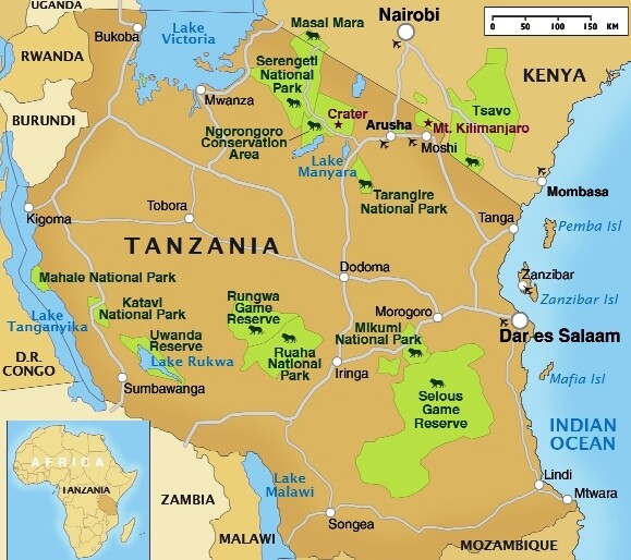 Танзания. Датога, бушмены и баобабовый лес