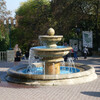 фонтан на входе в курортный парк