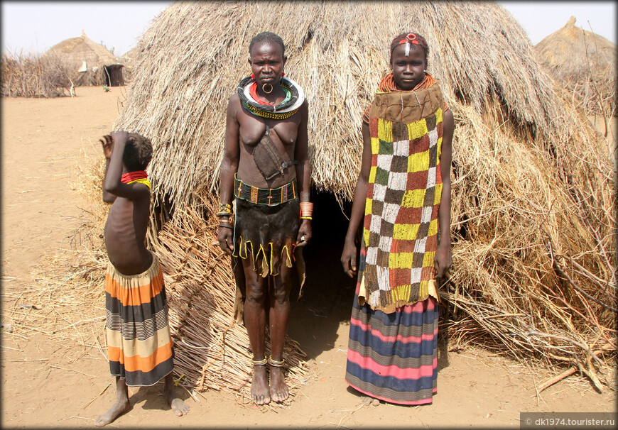 Южная Эфиопия — деревня племени Ньянгатом