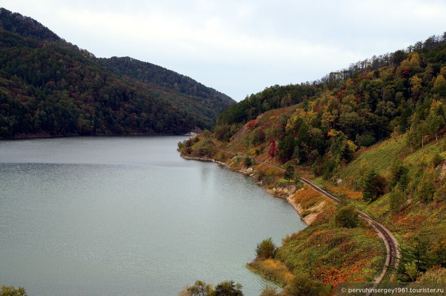 Водохранилище Тайное (яп. Тэи) и Хосинсен (западная сторона)