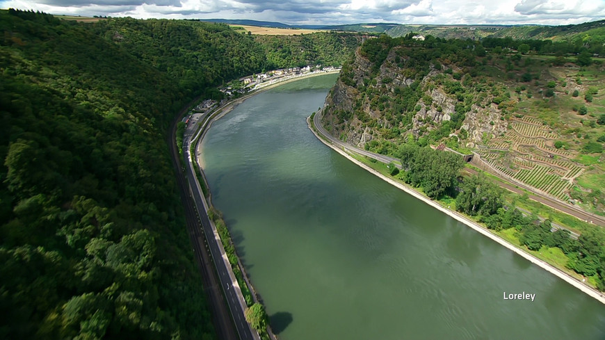 Rhine. Loreley