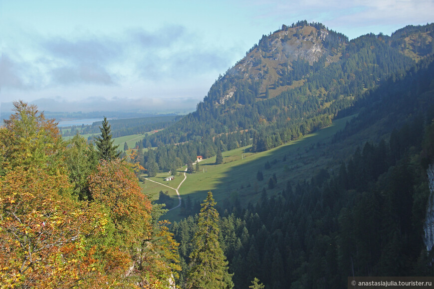 Осень в Баварии. Альпы, замки, туманы...