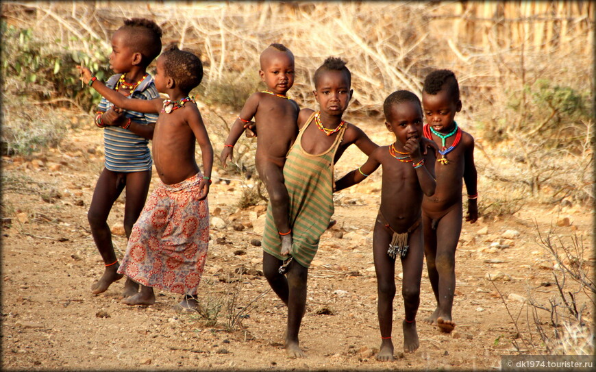 Южная Эфиопия — деревня племени Хамер