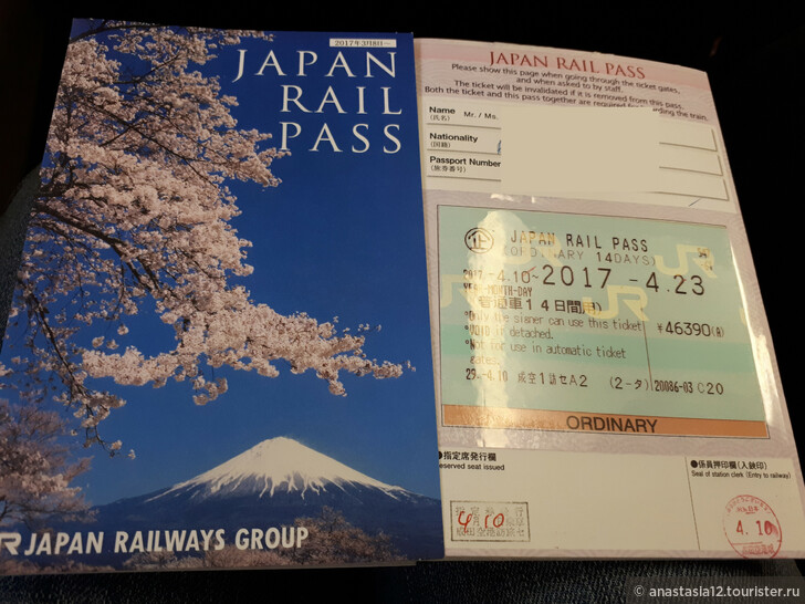 Туристический JR Pass