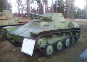 Советский танк Т-60.