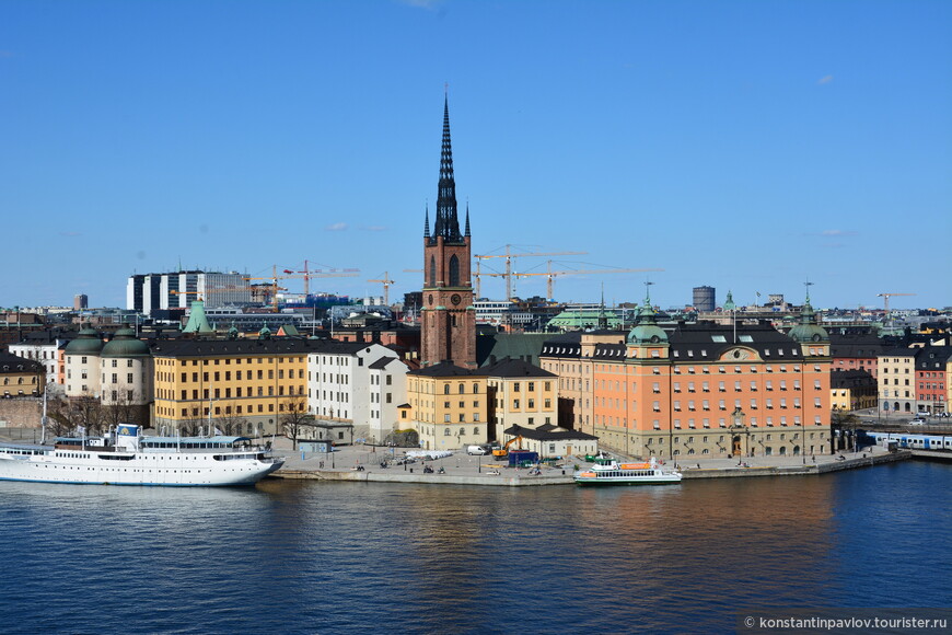 Швеция. Стокгольм: первый взгляд на город с высоты Сёдермальма