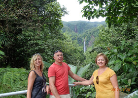 Гигантские водопады Chutes du Carbet