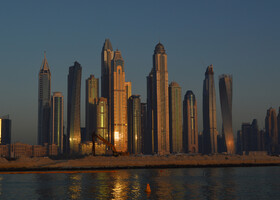 Дубай Марина и прогулка на Dubai Ferry