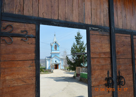 Молдавия. Скальный монастырь Ципова
