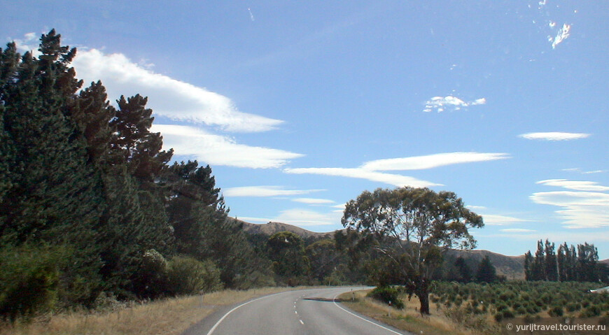 Длинные Белые облака - символ Новой Зеландии