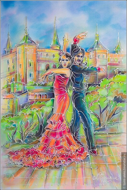 Фламенко на фоне Алькасара (Тревел-истории художника)
