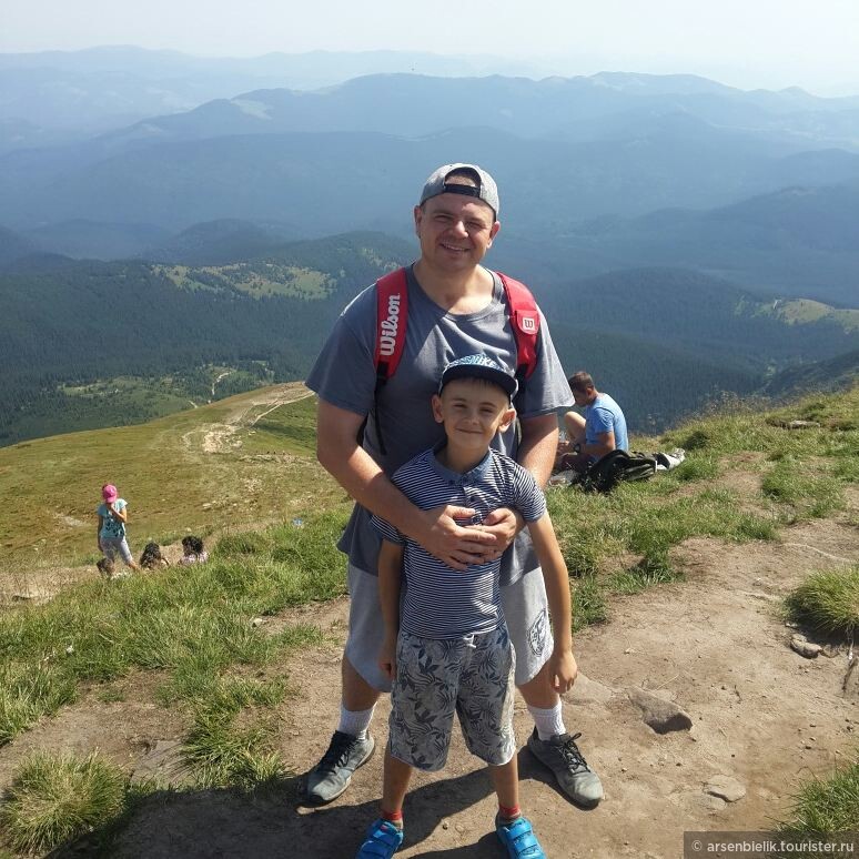 Поход на наивысшую вершину Украинских Карпат — г. Говерла с ребёнком 8-ми лет