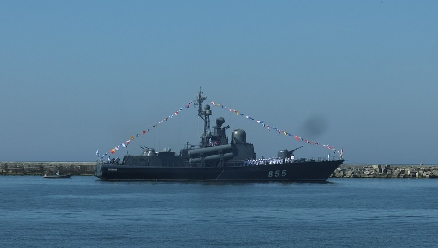 Военно-морской парад в Балтийске в день ВМФ, 30.07.2017