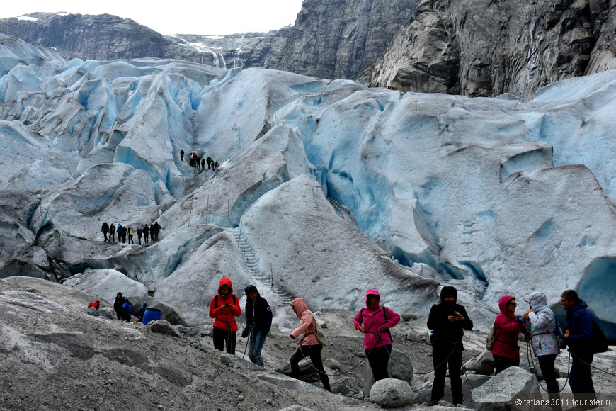 Путь к норвежским ледникам