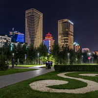 Ночная Астана