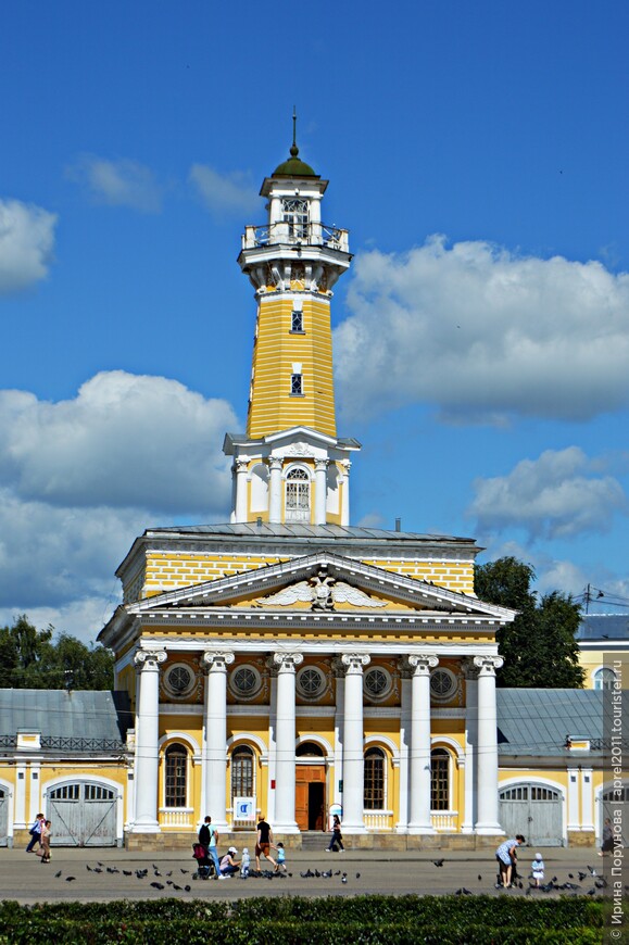 Пожарная каланча - один из символов Костромы.