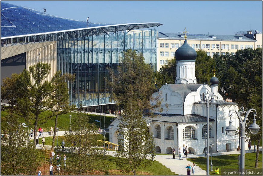 Парк Зарядье, зелень в центре Москвы