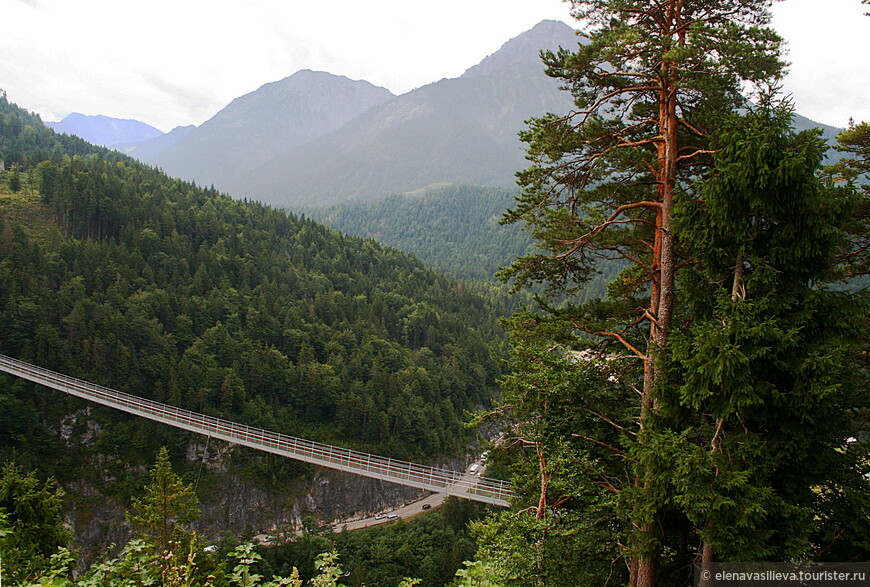 Подвесной мост, крепость Эренберг и русский след в австрийском Ройтте