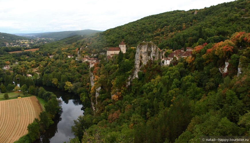 Saint cirq Lapopie. Самая красивая деревня Франции