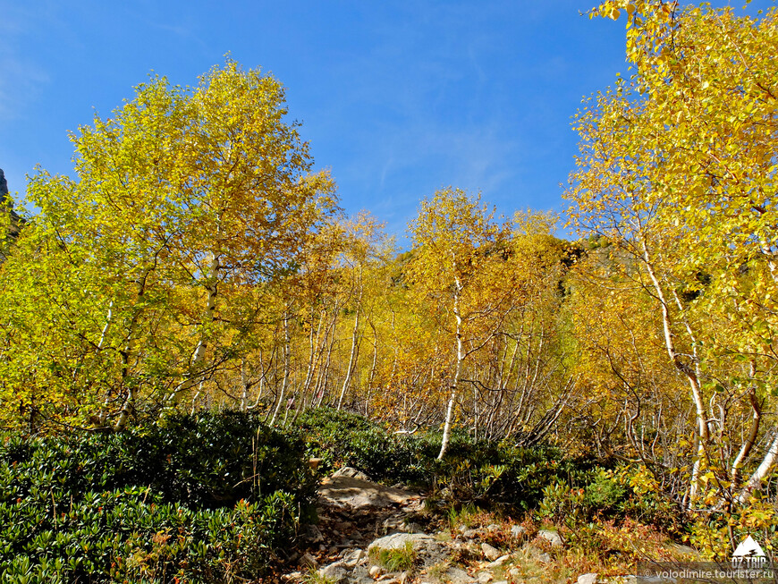 Золотая Осень на Дуккинских озёрах. Архыз