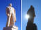 Памятник В.И. Ленину (на бывшей Торговой площади Ирбита) теперь соседствует с восстановленным памятником Екатерине II © Сергей А. Новопашин, 2004