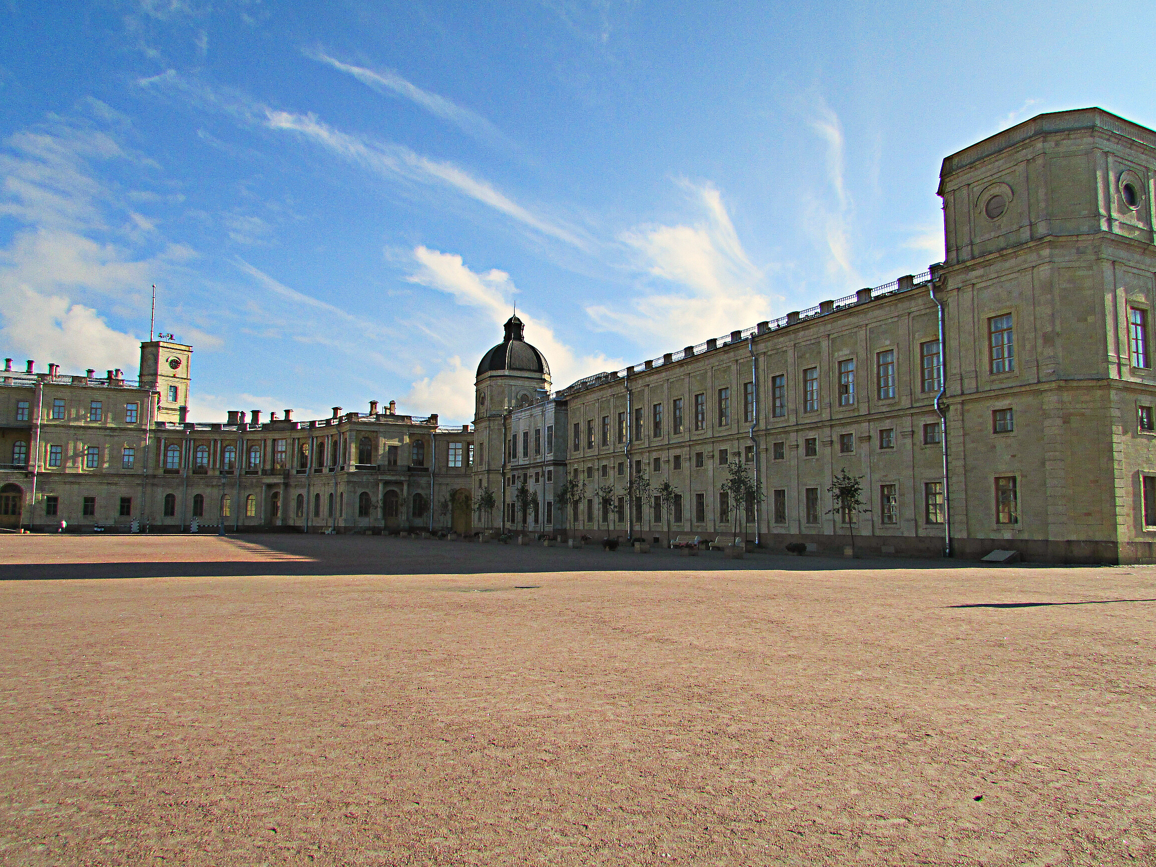 Гатчинский дворец вид сверху фото