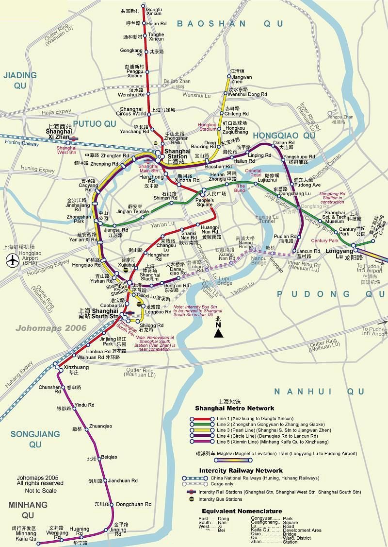 Старый город шанхай карта