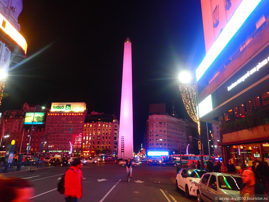 Бегом по ночному Буэнос-Айресу. Мимолётное знакомство с городом добрых ветров