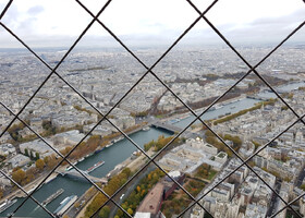 Париж - Виды с Эйфелевой башни (3-й этаж)