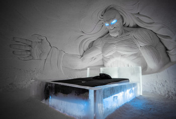 В Финляндии открылся ледяной отель для поклонников «Игры Престолов»