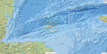 В Карибском море произошло сильное землетрясение магнитудой 7.8