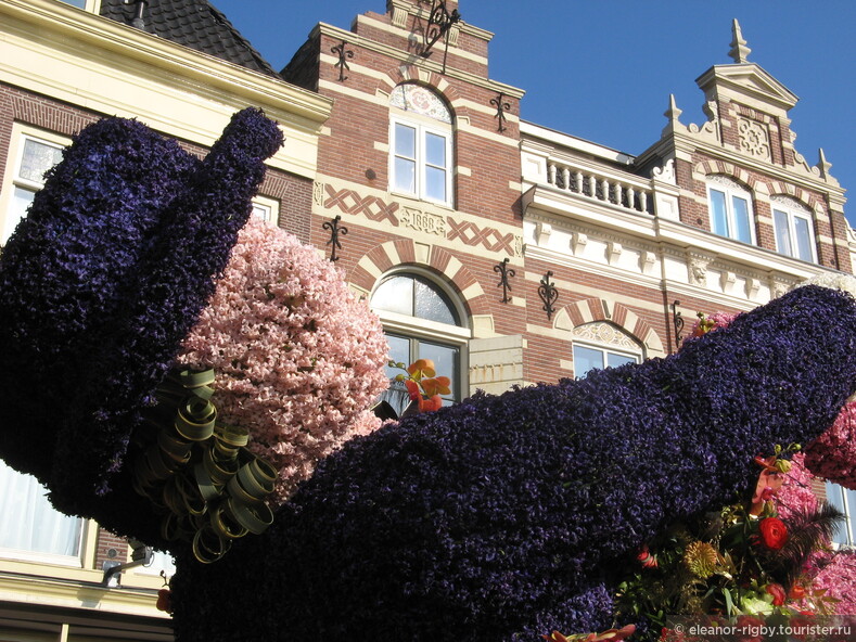 Нидерланды, парад цветов Bloemencorso  в Харлеме, 2011 год (видеозарисовка)