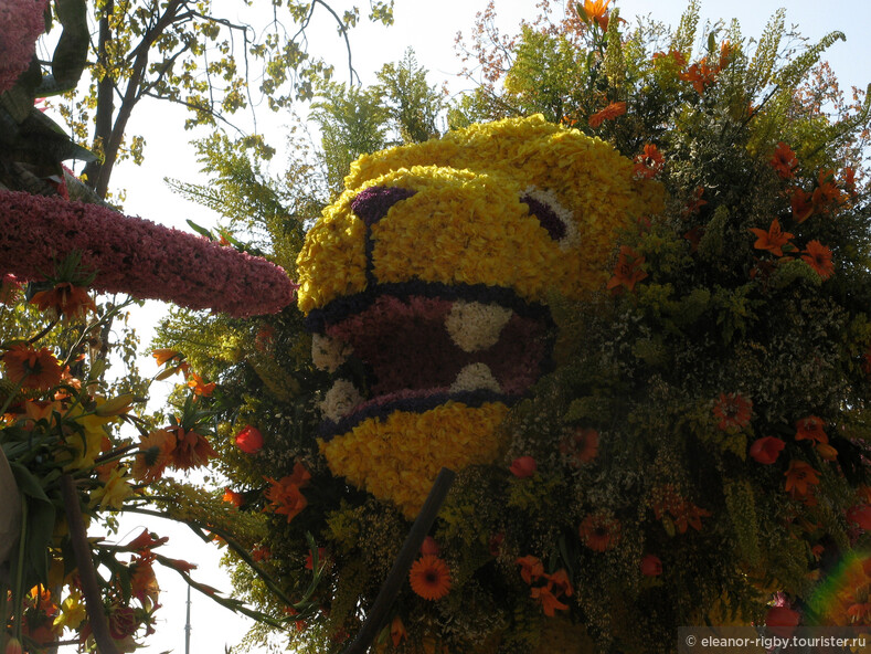 Нидерланды, парад цветов Bloemencorso  в Харлеме, 2011 год (видеозарисовка)