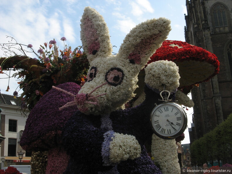 Нидерланды, парад цветов Bloemencorso  в Харлеме, 2011 год (видеозарисовка)