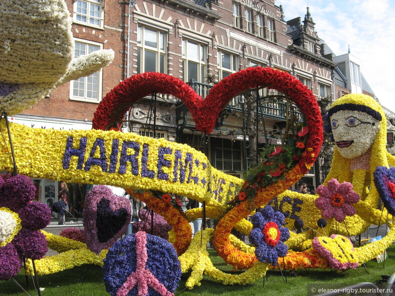 Нидерланды, парад цветов Bloemencorso  в Харлеме, 2011 год (видеозарисовка)