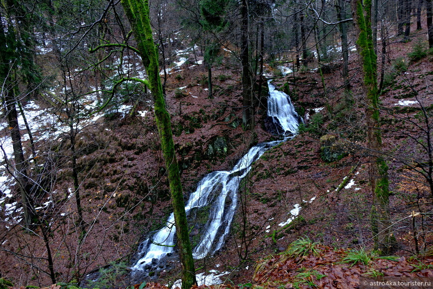 Ступенчатый водопад Spitterfall.