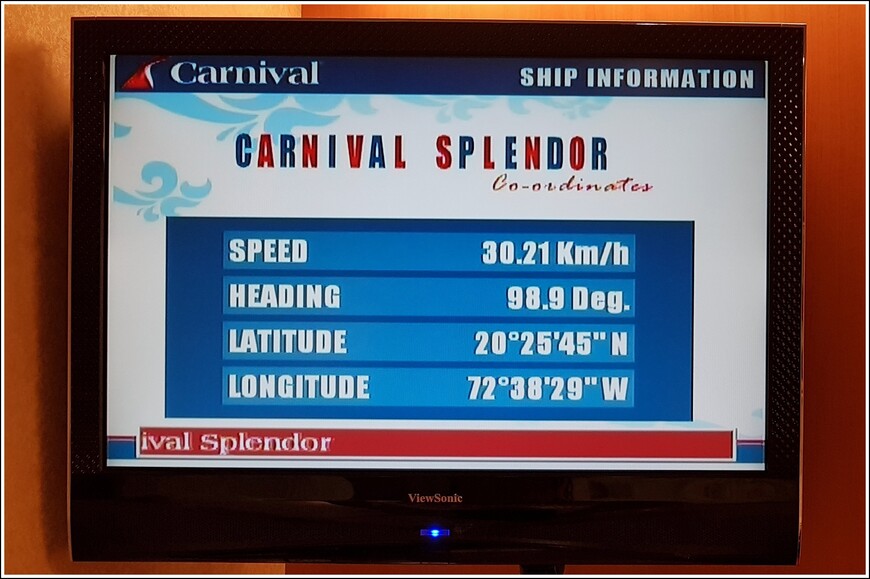 Круизная жизнь на борту Carnival Splendor