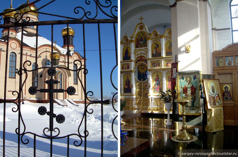 Свято-Никольский храм  в снегу, г.Тарко-Сале © Сергей Новопашин, 2008