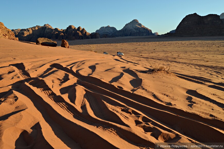 Пустыня Вади Рам на закате