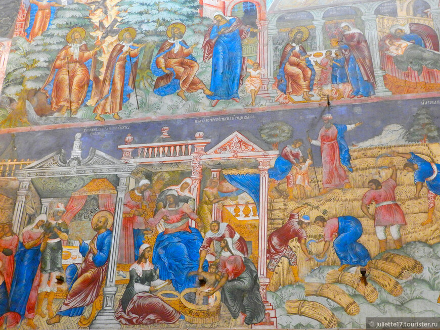 Чудесные фрески храма  Ильи Пророка