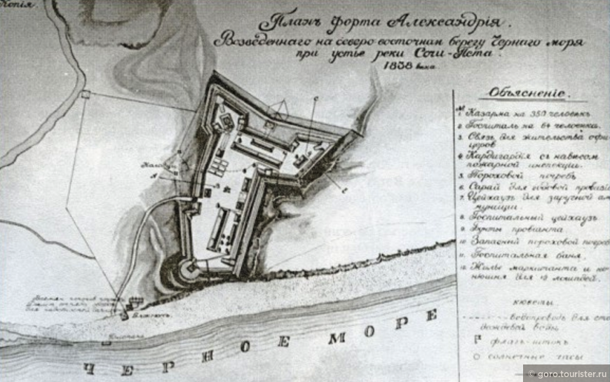план форта Александрия