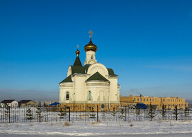 Православный храм в Майкудуке.