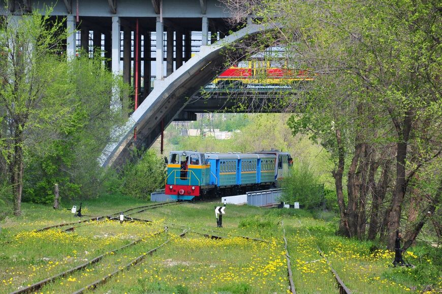 Детская железная дорога<br/> в Волгограде